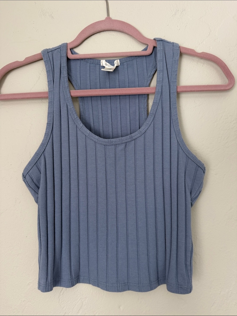 Ribbed Tank Top - Blue
